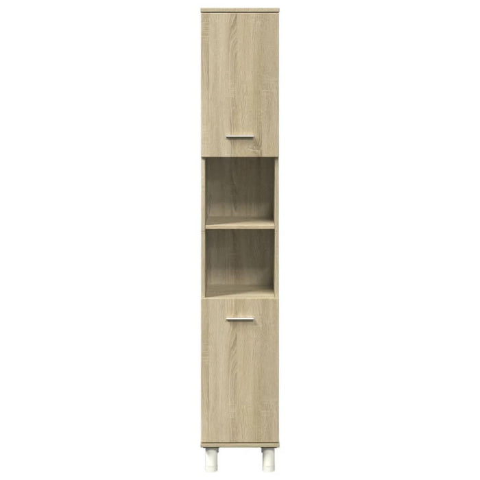 Dulap de baie, stejar sonoma, 30,5x30x179 cm, lemn prelucrat - WALTI WALTI