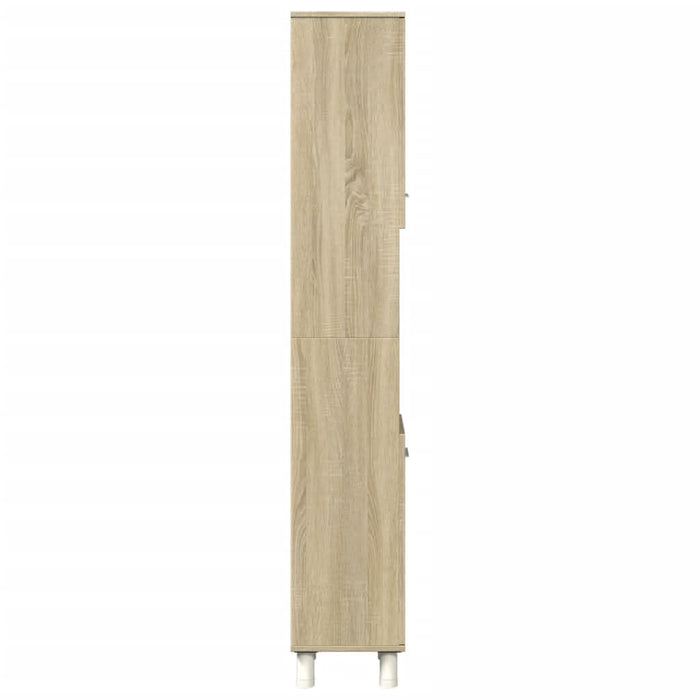 Dulap de baie, stejar sonoma, 30,5x30x179 cm, lemn prelucrat - WALTI WALTI