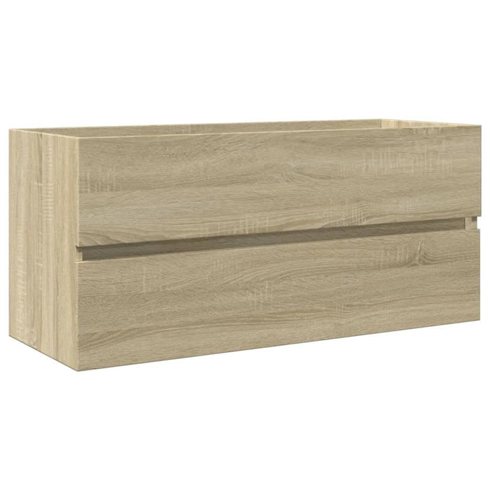 Dulap chiuvetă baie stejar sonoma 100x38,5x45 cm lemn prelucrat - WALTI WALTI