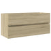 Dulap chiuvetă baie stejar sonoma 100x38,5x45 cm lemn prelucrat - WALTI WALTI
