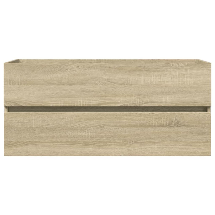 Dulap chiuvetă baie stejar sonoma 100x38,5x45 cm lemn prelucrat - WALTI WALTI