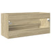 Dulap chiuvetă baie stejar sonoma 100x38,5x45 cm lemn prelucrat - WALTI WALTI