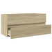 Dulap chiuvetă baie stejar sonoma 100x38,5x45 cm lemn prelucrat - WALTI WALTI