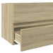 Dulap chiuvetă baie stejar sonoma 100x38,5x45 cm lemn prelucrat - WALTI WALTI