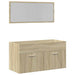 Set mobilier de baie, 2 piese, stejar sonoma, lemn prelucrat - WALTI WALTI
