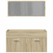 Set mobilier de baie, 2 piese, stejar sonoma, lemn prelucrat - WALTI WALTI