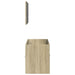 Set mobilier de baie, 2 piese, stejar sonoma, lemn prelucrat - WALTI WALTI