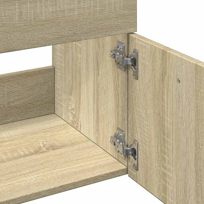 Set mobilier de baie, 2 piese, stejar sonoma, lemn prelucrat - WALTI WALTI