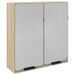 Dulap oglindă baie stejar sonoma 64,5x20x66,5 cm lemn prelucrat - WALTI WALTI