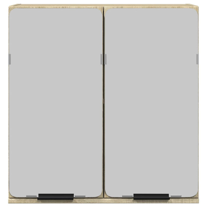 Dulap oglindă baie stejar sonoma 64,5x20x66,5 cm lemn prelucrat - WALTI WALTI