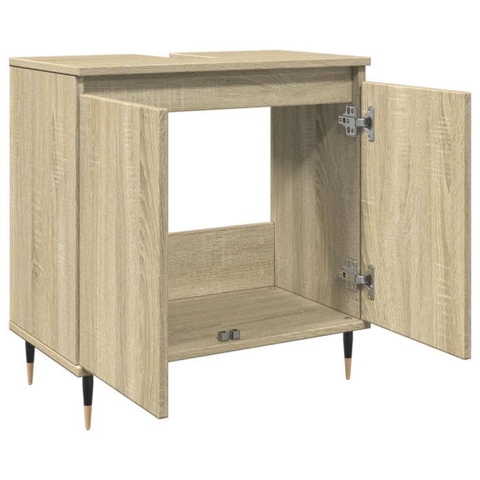 Dulap de baie, stejar sonoma, 58x33x60 cm, lemn prelucrat - WALTI WALTI