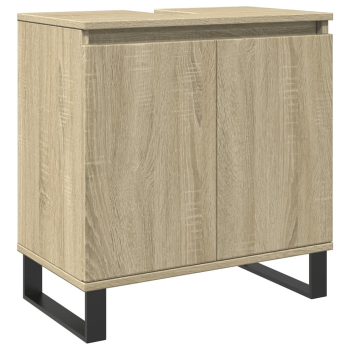 Dulap de baie, stejar sonoma, 58x33x60 cm, lemn prelucrat - WALTI WALTI