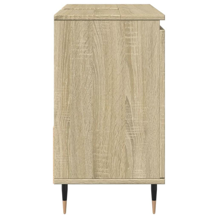 Dulap de chiuvetă baie stejar sonoma 65x33x60 cm lemn prelucrat - WALTI WALTI