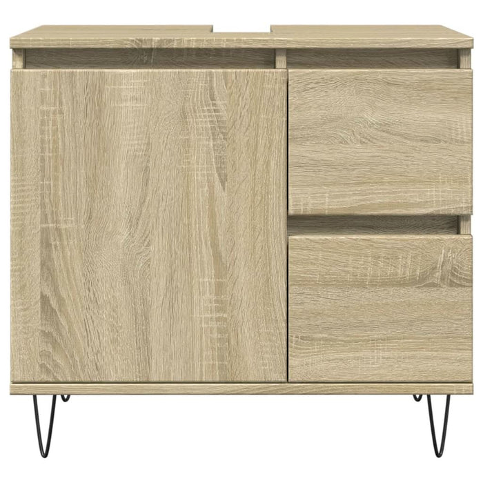 Dulap de baie, stejar sonoma, 65x33x60 cm, lemn prelucrat - WALTI WALTI