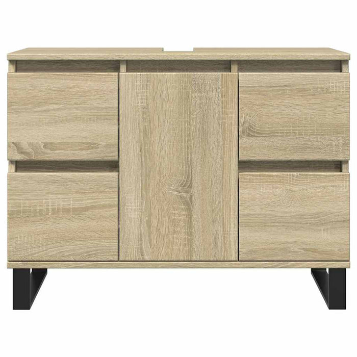 Dulap pentru baie, stejar sonoma, 80x33x60 cm, lemn compozit - WALTI WALTI