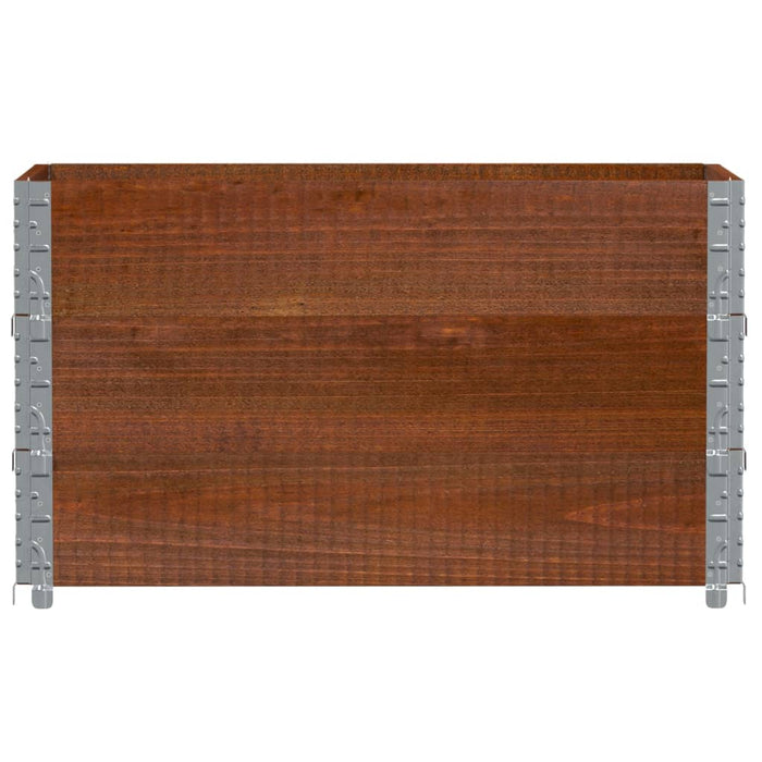 Rame pentru paleți 3 buc. maro 100x50 cm lemn masiv de pin - WALTI WALTI