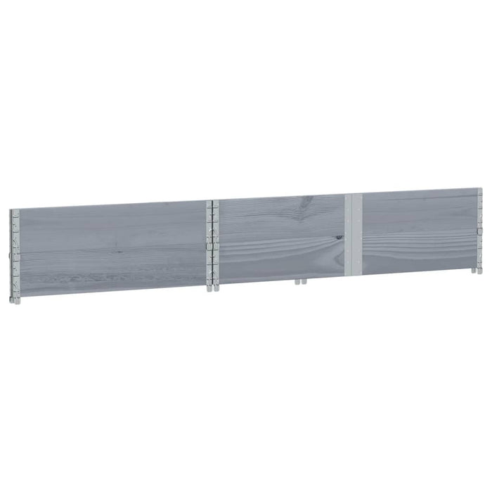 Jardinieră de grădină, gri, 150x100 cm, lemn masiv pin - WALTI WALTI