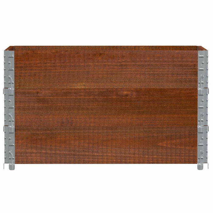 Jardinieră de grădină, maro, 100x50 cm, lemn masiv de pin - WALTI WALTI