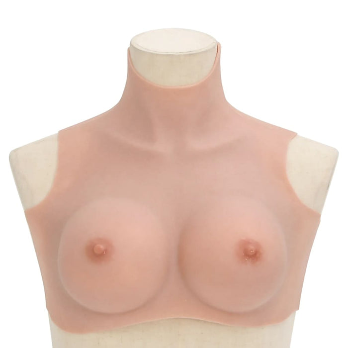 Bust cu sâni din silicon cupă D, culoare naturală - WALTI WALTI