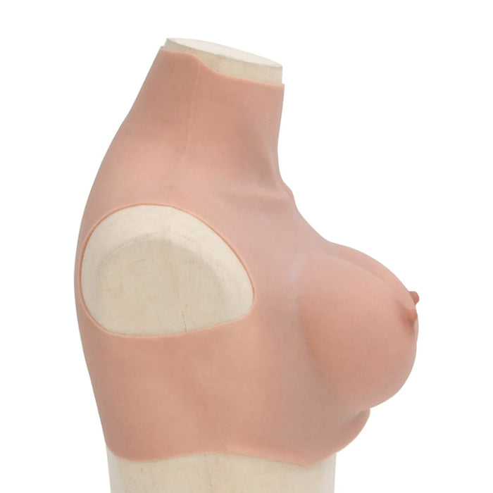 Bust cu sâni din silicon cupă E, culoare naturală - WALTI WALTI