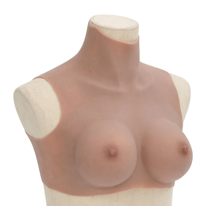 Bust cu sâni din silicon cupă C, bronzat - WALTI WALTI