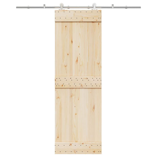 Set piese pentru ușă glisantă, argintiu, 200 cm oțel inoxidabil - WALTI WALTI