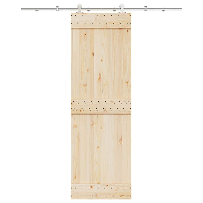 Set piese pentru ușă glisantă, argintiu, 200 cm oțel inoxidabil - WALTI WALTI