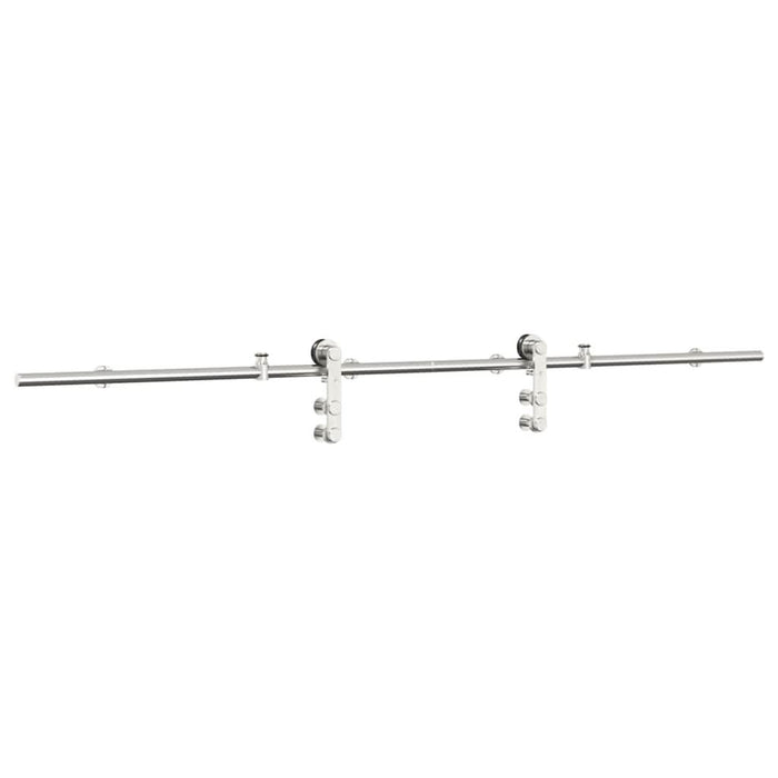 Set piese pentru ușă glisantă, argintiu, 200 cm oțel inoxidabil - WALTI WALTI