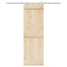 Set piese pentru ușă glisantă, argintiu, 200 cm oțel inoxidabil - WALTI WALTI