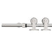 Set piese pentru ușă glisantă, argintiu, 183 cm oțel inoxidabil - WALTI WALTI