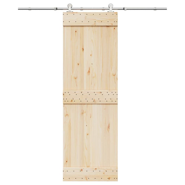 Set piese pentru ușă glisantă, argintiu, 183 cm oțel inoxidabil - WALTI WALTI