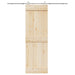 Set piese pentru ușă glisantă, argintiu, 183 cm oțel inoxidabil - WALTI WALTI