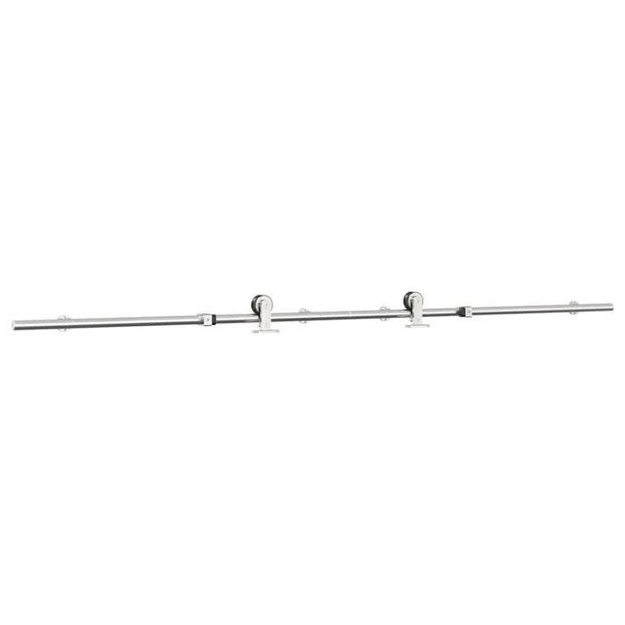 Set piese pentru ușă glisantă, argintiu, 200 cm oțel inoxidabil - WALTI WALTI