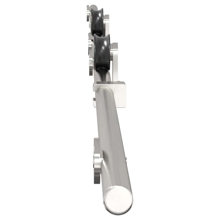 Set piese pentru ușă glisantă, argintiu, 200 cm oțel inoxidabil - WALTI WALTI