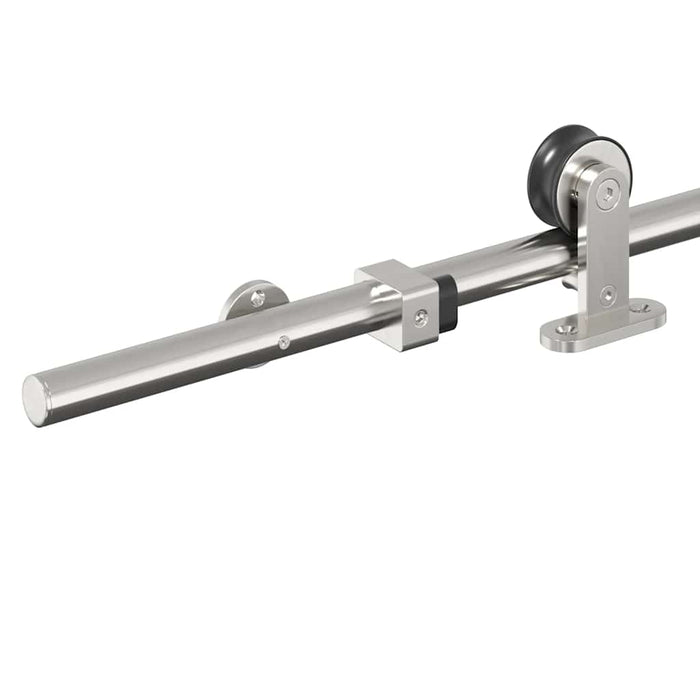 Set piese pentru ușă glisantă, argintiu, 200 cm oțel inoxidabil - WALTI WALTI