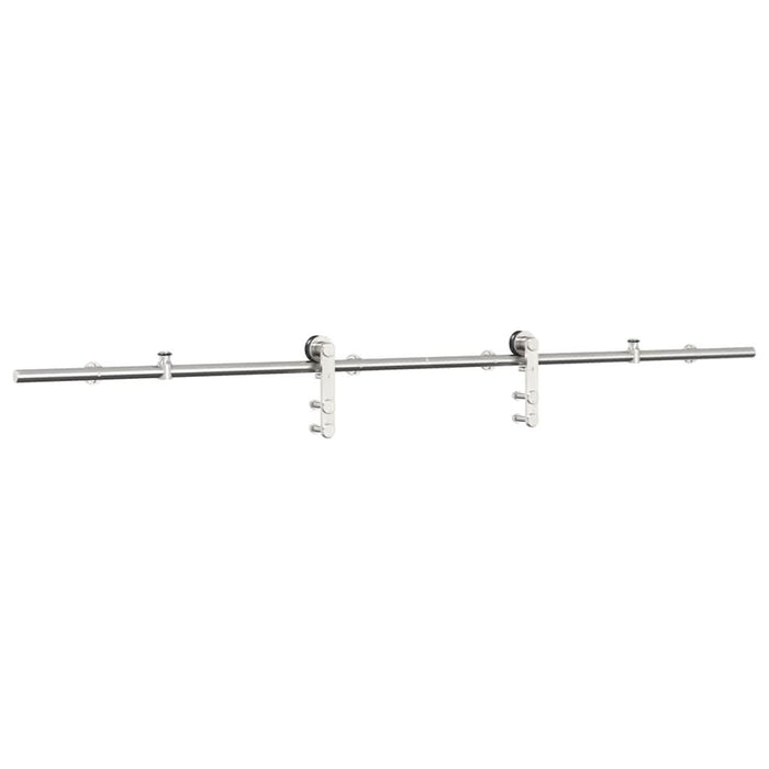 Set piese pentru ușă glisantă, argintiu, 183 cm oțel inoxidabil - WALTI WALTI