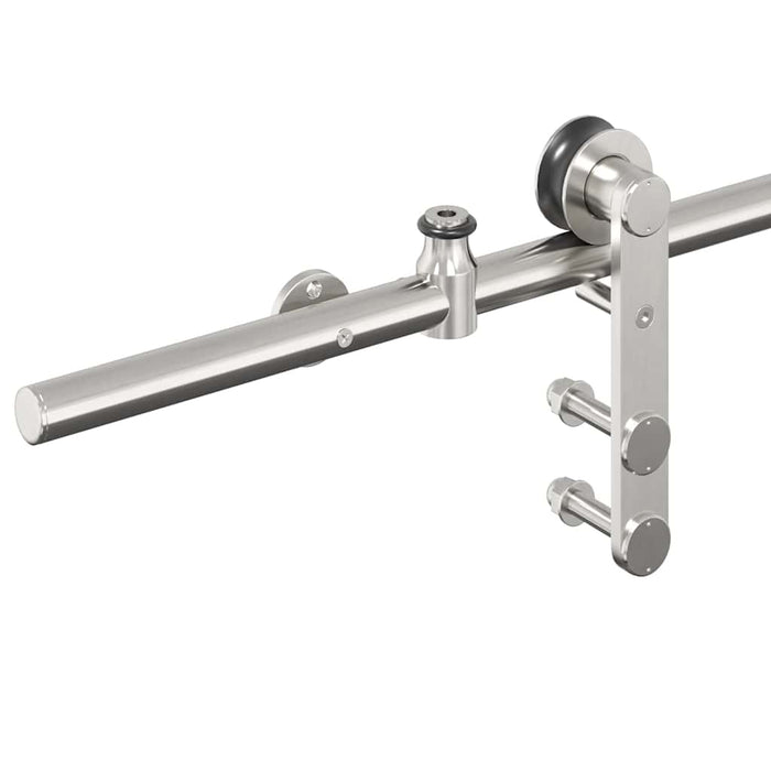 Set piese pentru ușă glisantă, argintiu, 183 cm oțel inoxidabil - WALTI WALTI