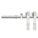 Set piese pentru ușă glisantă, argintiu, 183 cm oțel inoxidabil - WALTI WALTI