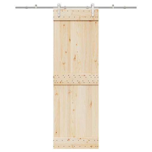 Set piese pentru ușă glisantă, argintiu, 183 cm oțel inoxidabil - WALTI WALTI