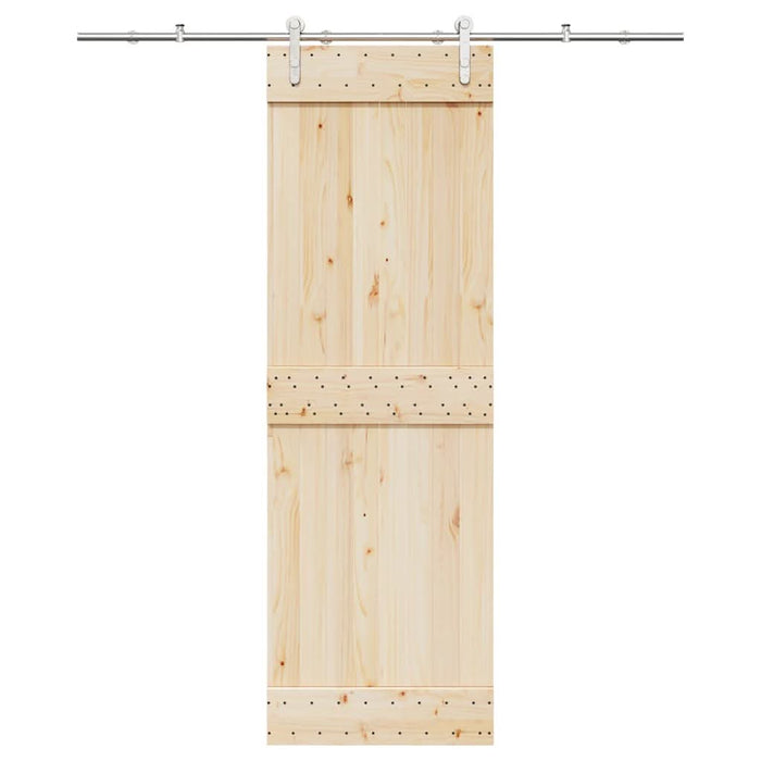 Set piese pentru ușă glisantă, argintiu, 183 cm oțel inoxidabil - WALTI WALTI
