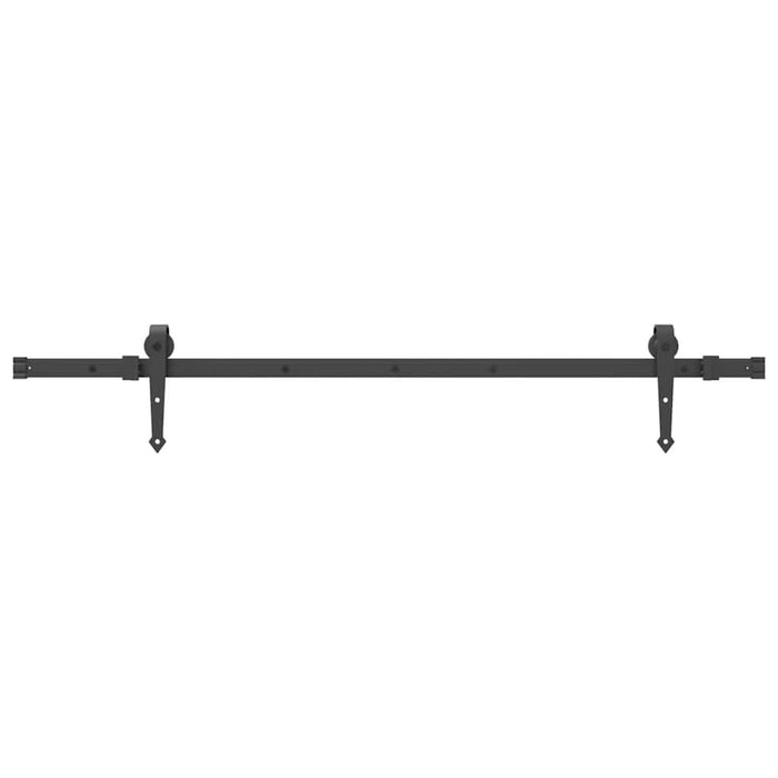Set feronerie pentru uși glisante, negru, 152,5 cm, oțel - WALTI WALTI
