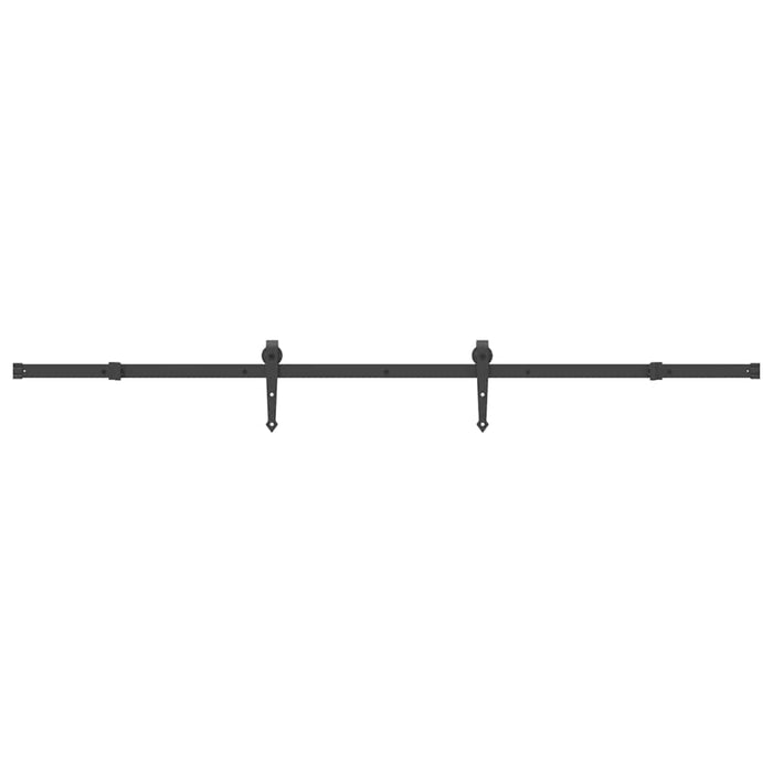 Set feronerie pentru uși glisante, negru, 213,5 cm, oțel - WALTI WALTI