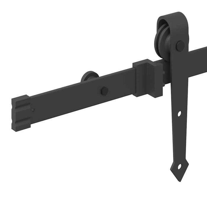 Set feronerie pentru uși glisante, negru, 213,5 cm, oțel - WALTI WALTI