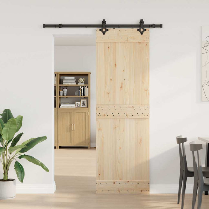 Set feronerie pentru uși glisante, negru, 152,5 cm, oțel - WALTI WALTI