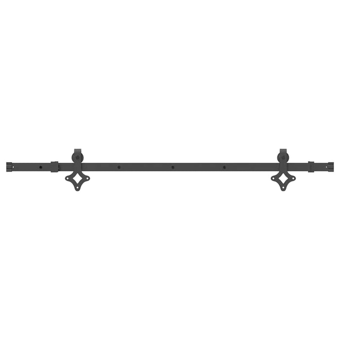 Set feronerie pentru uși glisante, negru, 152,5 cm, oțel - WALTI WALTI