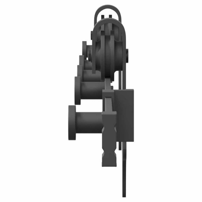 Set feronerie pentru uși glisante, negru, 152,5 cm, oțel - WALTI WALTI