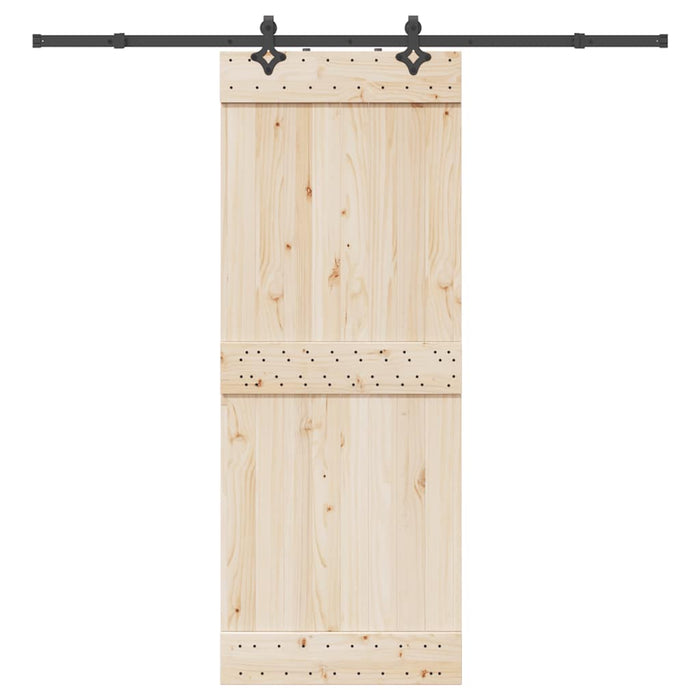 Set feronerie pentru uși glisante, negru, 213,5 cm, oțel WALTI