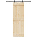 Set feronerie pentru uși glisante, negru, 152,5 cm, oțel - WALTI WALTI