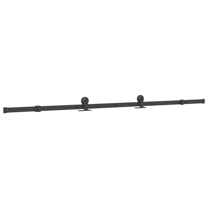 Set feronerie pentru uși glisante, negru, 213,5 cm, oțel WALTI