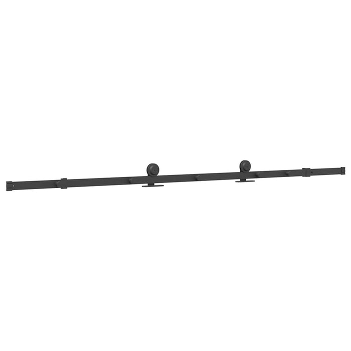 Set feronerie pentru uși glisante, negru, 213,5 cm, oțel WALTI